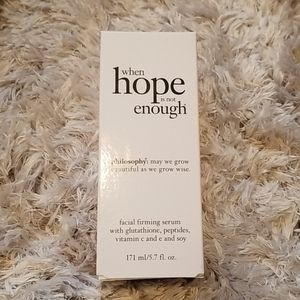 Philosophy When Hope is Not Enough Facial Firming